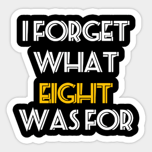 i forget what eight was for Violent Femmes Kiss Off Sticker